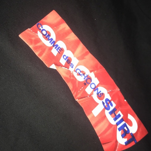 Supreme x Cdg box logo tee
